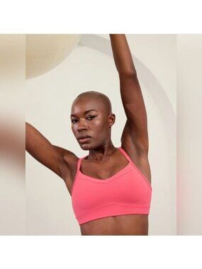 Athleta Women's Vital Sports Bra Melon Support Compression Size XL NWT